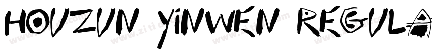 houzun yinwen Regula字体转换